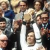 Deutschland ist Weltmeister! Die Mannschaft um Franz Beckenbauer siegte am 7.7.1974 mit 2:1 im eigenen Land.