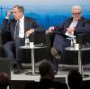 Der britische Außenminister Philip Hammond, der Außenminister von Russland, Sergej Lawrow, und Bundesaußenminister Frank-Walter Steinmeier (SPD) auf der Sicherheitskonferenz.