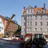 Bald fertig ist der Platz an der Spitalgasse, Ecke Am Eser.