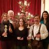 Ehrungen in Schlipsheim: Markus Seitz, Nicole Böck, Werner Brummer, Sonja Rittel, Hubert Assum, Peter Rittel, Claudia Dieminger und Martin Weigl. 