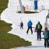 Im Januar dieses Jahres sah es in vielen Skigebieten eher grün als weiß aus.