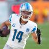 Detroit Lions Wide Receiver Amon-Ra St. Brown erzielt einen 27-Yard-Touchdown.