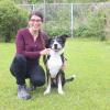 Laura Waschek ist seit Jahresbeginn die Leiterin des Günzburger Tierheims Arche Noah. Der 13-jährige Appenzeller Sennenhund Nero ist seit einigen Monaten im Tierheim.