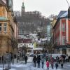 Die Innenstadt von Amberg Anfang Januar. Dort hatten vier Asylbewerber am 29. Dezember wahllos Passanten geschlagen und damit eine Debatte über Gewalt von Flüchtlingen ausgelöst. 
