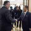 US-Außenminister Mike Pompeo (links) und der nordkoreanische Parteifunktionär Kim Yong Chol trafen in Pjöngjang zu Gesprächen zusammen.