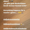Sarah Connor reagiert in ihrer Instagram-Story auf den Spruch von Thomas Gottschalk.