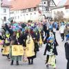 Mehrere Tausend Besucherinnen und Besucher säumten die Straßen, um mit dem Kötzer Narren Club Fasching zu feiern.