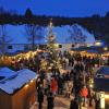 Romantische Vorweihnachtsstimmung auf dem Areal der 800 Jahre alten Klosteranlage in Oberschönenfeld.