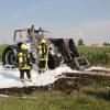 Traktor brennt aus: Landwirt verhindert Schlimmeres