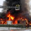 Nach dem Brand einer Lagerhalle in Osterberg wollen Ermittler die Ursache herausfinden.