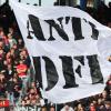 Nürnberger-Fans protestieren gegen die Investorenpläne der DFL.
