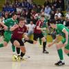 Im Halbfinale zwischen dem TSV Nördlingen (in Grün) und dem TSV Monheim setzte sich Letzterer überraschend durch und löste damit das Ticket für das Bezirksfinale.