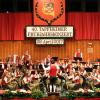 Seit vier Jahrzehnten tritt die Vereinigte Musikkapelle Tapfheim mit dem traditionellen Frühjahrskonzert in der Sporthalle auf.  	