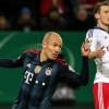 Jeder darf mal: Arjen Robben erzielte das 3:0 für die Bayern.