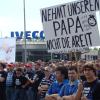Iveco: 3000 Menschen demonstrieren für Erhalt der Lasterfertigung