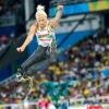Ein weiter Satz zur Goldmedaille: Die 4,93 Meter von Vanessa Low aus Leverkusen waren Weltrekord.