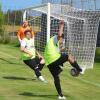 Für Hochbetrieb vor Deuringens Keeper Carsten Storch sorgten die Gablinger Angreifer Manuel Eistensteger und Dennis Klocker (von rechts) beim 10:0-Sieg. 