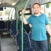 Für Busfahrer Ronny Haferburg keine Ausnahmesituation: Durch die Obere Altstadt in Neuburg steuert er den Stadtbus oft ohne Fahrgäste. 	