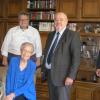 Zum 100. Geburtstag gratulierten Ilse Rath auch (von links): Liane Luge, Alex Dorow, Siegfried Luge und Michael Kießling. 