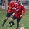 Robert Strauß im Trikot seines Heimatvereins SV Großsorheim/Hoppingen am Ball. Beim 1. FC Heidenheim hat er administrative Aufgaben übernommen. 