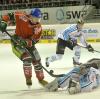 Augsburgs Ivan Ciernik war gegen den ERCI der Mann den Spiels. Er bezwang beim 7:1 Ingoslatdts Keeper Timo Pielmeier drei Mal.