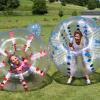 Einen neuen Trend gibt es im Soccerpark in Rehling: Bubble-Soccer.