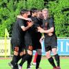 Der TSV Nördlingen jubelt. Mit einem 3:0-Erfolg in Donauwörth zog der TSV gestern in die nächste Runde des Totopokals ein und sammelte Selbstvertrauen. Foto: Izso