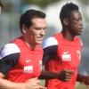 Piotr Trochowski und Abdul Rahman Baba gestern beim gemeinsamen Training. 