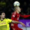 Treffen heute wohl auch wieder aufeinander: Der Dortmunder Mats Hummels (l) und der Münchner Arjen Robben.