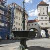 Ein Platz zum Verweilen am Brunnen vor dem Sandauer Tor. Bauherr René Mitscherlich könnte sich das vorstellen.