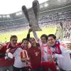 Die Bayern feiern den Champions-League-Sieg
