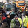 In Augsburg haben Tausende Landwirte gegen die Politik der Bundesregierung protestiert.