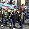 Verdi macht Kundgebung am Streiktag. Zuvor Demos Willy-Brandt-Platz und Kälberhalle in Richtung Rathaus                                          