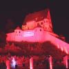 Auch das Leipheimer Schloss wurde illuminiert.