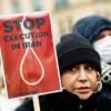 Protestaktion gegen das Regime im Iran am 17. Dezember 2022 in Berlin. Wer in Iran vor Ort demonstriert, riskiert sein Leben.