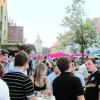 Biergarten vor dem neuen Rathaus - Marktfest in Pöttmes. »Land Seite 4 