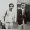 Reporter Alois Thoma (links) traf Franz Beckenbauer in Kötz, Dieter Jehle sah den Kaiser in New York spielen.   