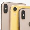 Bunt und einäugig: Mit nur einer Weitwinkelkamera unterscheidet sich das iPhone XR (Mitte) deutlich von den mit Dualkameras ausgestatteten iPhones XS Max (links) und XS (rechts).