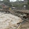 Untergespülte Bahngleise in Lima, Peru: Naturkatastrophen richten zwar verheerende Schäden an. Durch en Klimawandel wird sich das Problem verschärfen. 