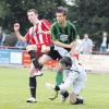 Thomas Wachs (Mitte) und der SV Karlshuld präsentieren sich derzeit in der Bezirksliga als wahre Spaßverderber. 