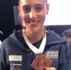 Freude über Bronze bei der EM in Breslau: Anna Korakaki. 	