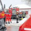 Ein brennender Holzstapel in einem Einfamilienhaus in Grafertshofen beschäftigte gestern Mittag die Feuerwehr.