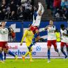 Guilherme Ramos (M) brachte den HSV gegen Braunschweig in Führung.