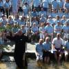Bad Wörishofen hat einen Guinness-Weltrekord im Wassertreten aufgestellt. Der Andrang war riesig, der Jubel ebenso.