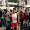 Christa Zilmans - hier nach dem Zieleinlauf beim Marathon in Wien – durfte sich wieder freuen: Sie wurde Sportlerin des Monats.  	 	