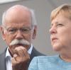 Zwischen Daimler-Chef Dieter Zetsche und  Bundeskanzlerin Angela Merkel (CDU) soll es einen guten Draht geben. 