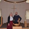 Anna Städtler-Klemisch und Daniel Städtler, auf unserem Bild in der Christuskirche in Illertissen, sind das neue Pfarrerehepaar der evangelischen Kirchengemeinde. 