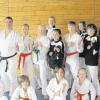Das erfolgreiche Karateteam des TSV Herbertshofen bei der Punktrunde in Königsbrunn. 