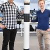 Die Gründer, Stefan Brieschenk (links) und Jörn Spurmann, wollen die erste Rakete bis Ende 2022 starten lassen. 