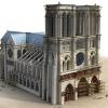 Diese digitale Simulation zeigt, wie die Kathedrale Notre-Dame vor dem Brand aussah – und auch nach der Restaurierung wieder aussehen soll. 